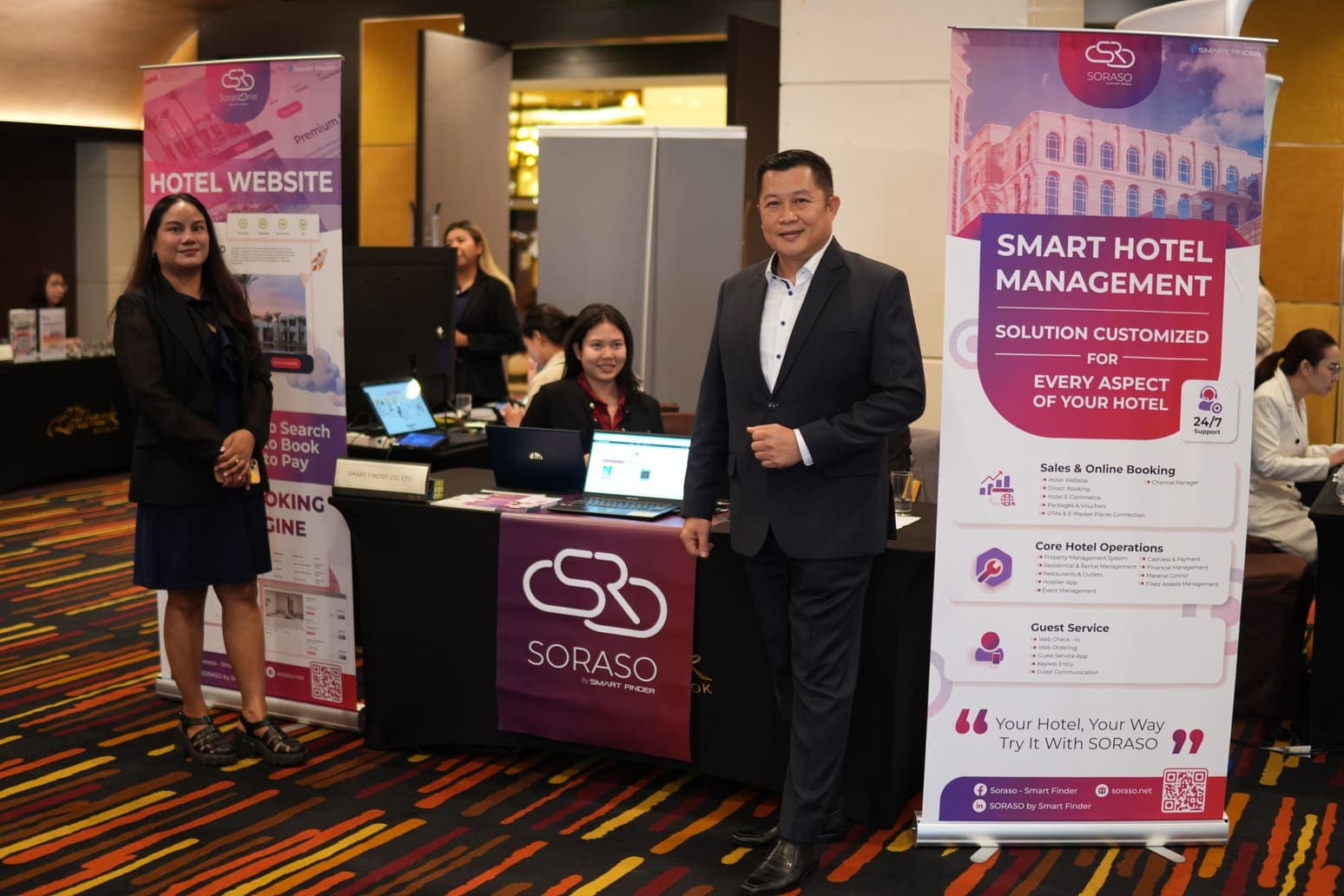 Smart Finder Showcases SORASO at Thai Hotels Association Meeting 2026