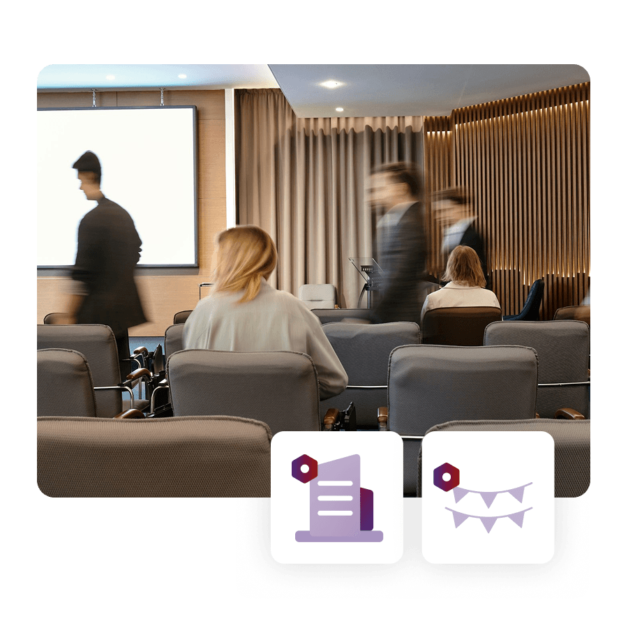 Built for Hotels and Venues