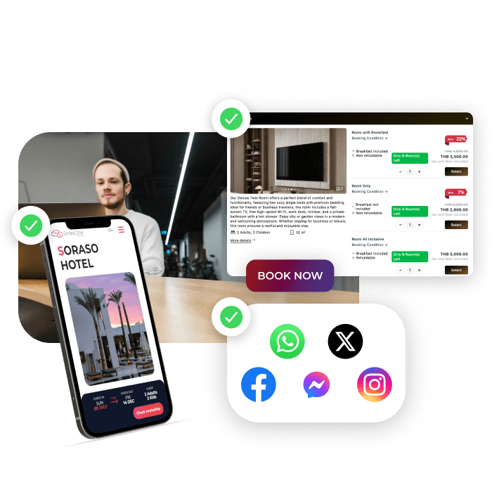 Bookable on Every Owned Channel