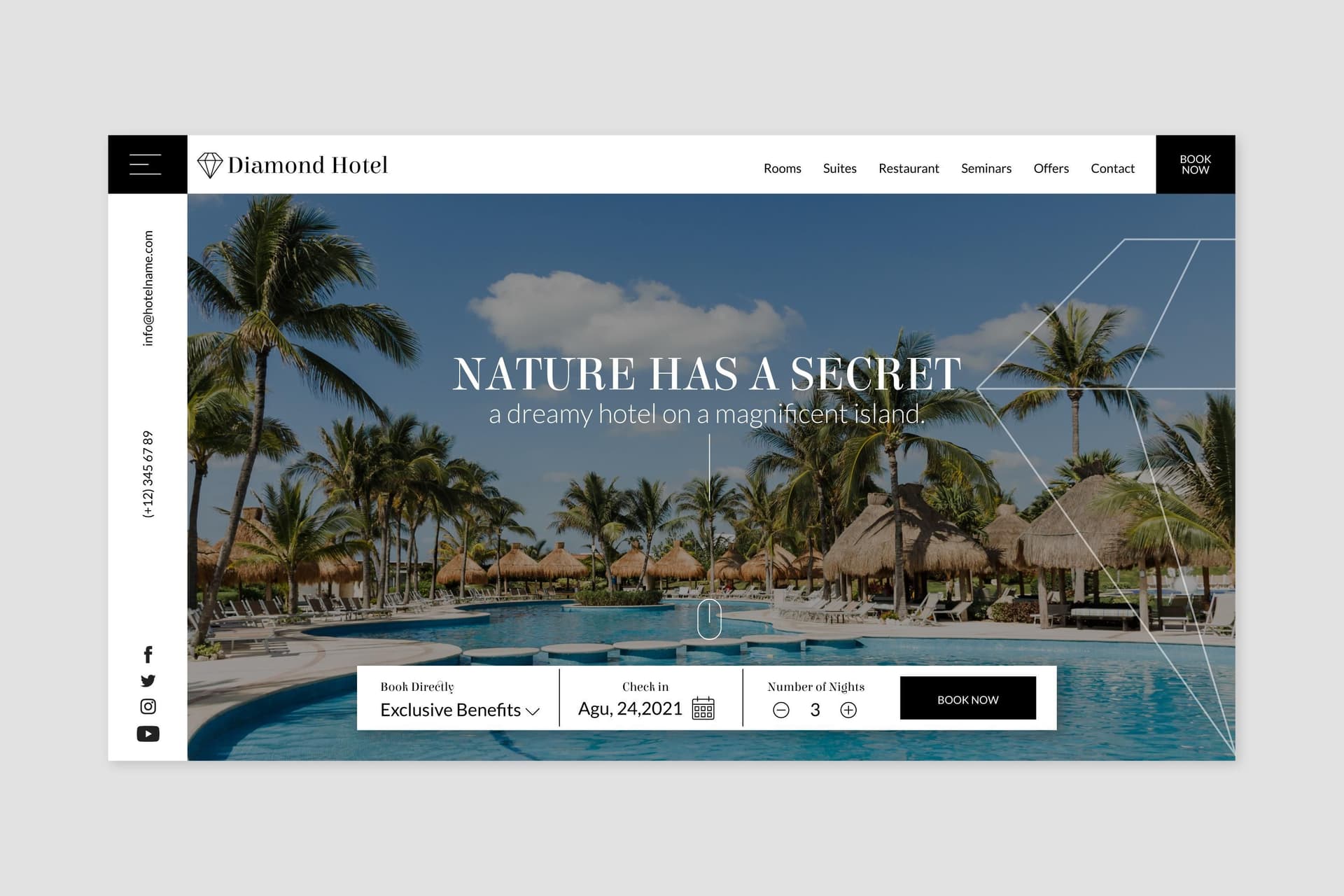 hotel website